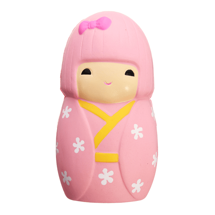 Squishy Sakura Cherry Blossom Girl Doll 11.5Cm Slow Rising with Packaging Collection Gift Decor Toy - Trendha
