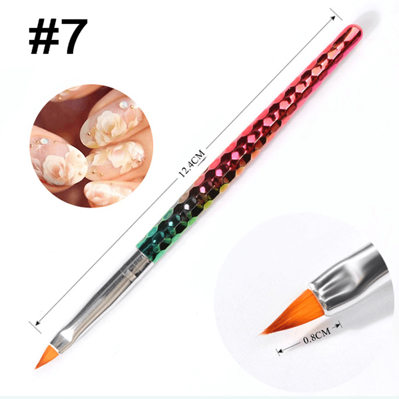 1Pc Nail Art Pen Mermaid DIY Drawing Design and Line Painting Manicure Dotting Tools - Trendha