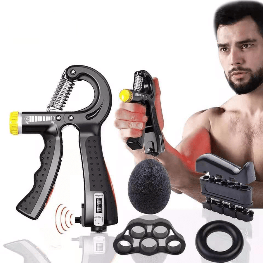 Adjustable Heavy Gripper Fitness Expander for Hands Grips Wrist Training Increase Strength Spring Finger Pinch Carpal Expander - Trendha