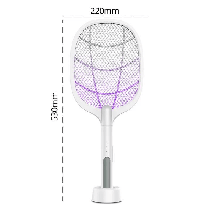 3000V Electric Mosquito Killer with UV Lamp USB 1200Mah Rechargeable Bug Zapper Summer Fly Swatter Trap Home Bug Insect Racket - Trendha