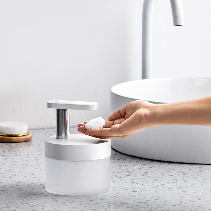 Zaiwan 400ML Automatic Soap Dispenser Hand Sanitizer Foam Machine 0.25S Infrared Sensor Touchless Liquid Foam Hand Washer - Trendha