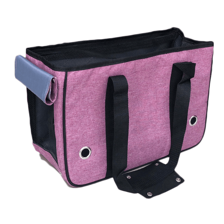 Canvass Material Pet Bag Portable Breathable Pet Bag Out of the Portable Diagonal Backpack - Trendha