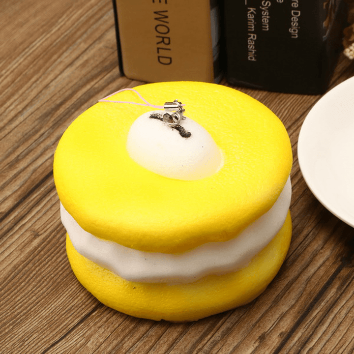 Squishy Macaroon 10Cm Slow Rising Dessert Sweet Collection Phone Bag Strap Decor Gift Toy - Trendha