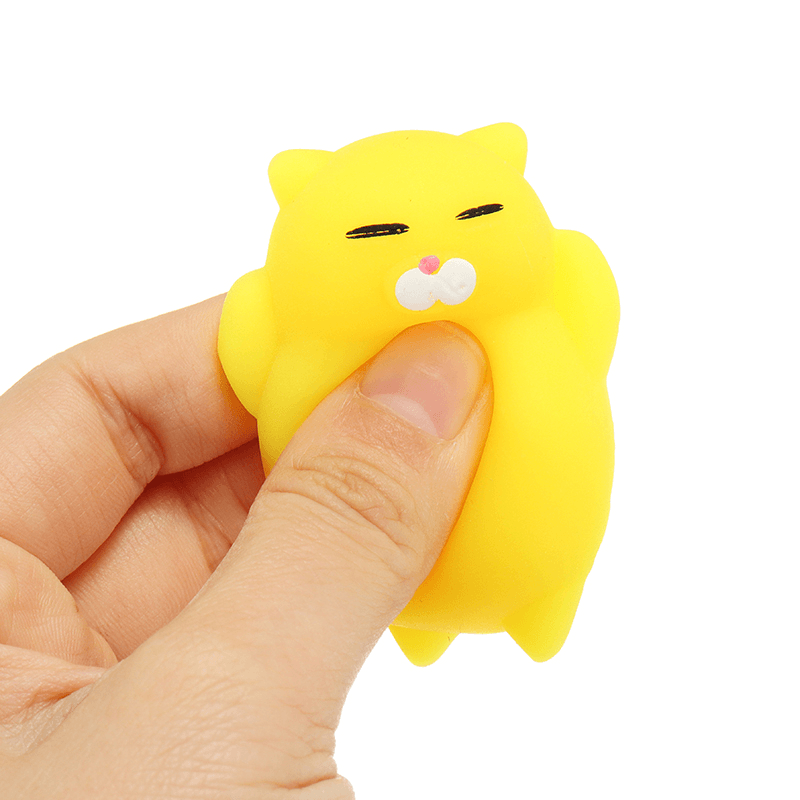 Mochi Kitten Cat Squishy Squeeze Cute Healing Toy Kawaii Collection Stress Reliever Gift Decor - Trendha