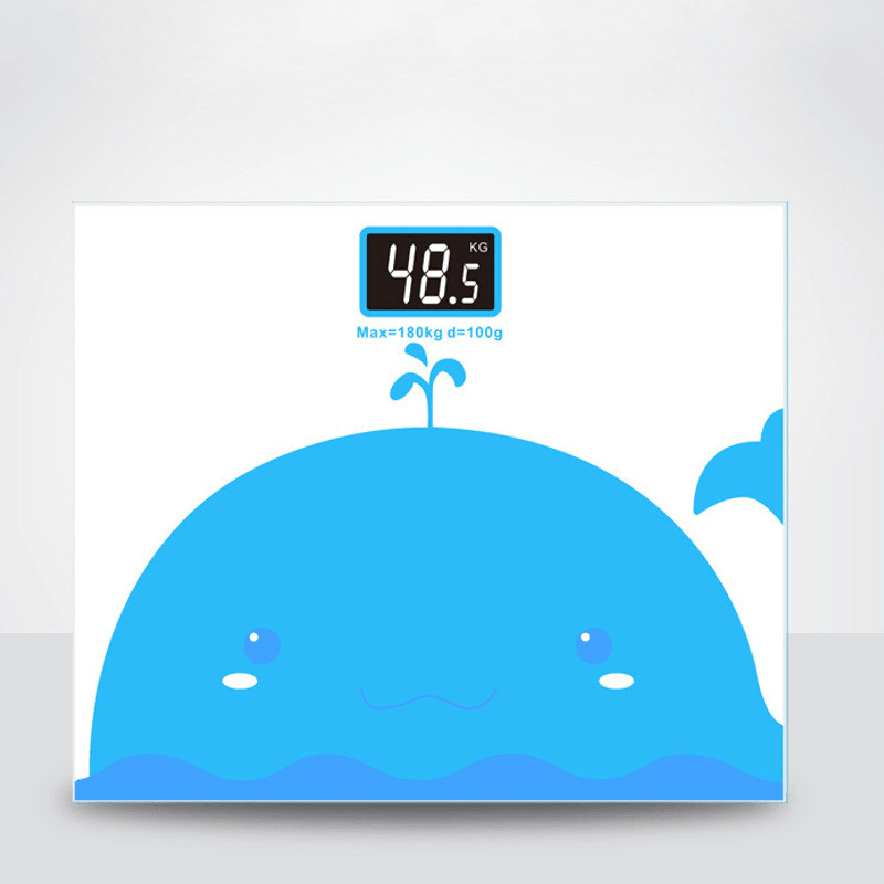 Cute Bathroom Scales Floor Body Scale Glass Electronic Digital Floor Scales Weight Balance Bariatric - Trendha