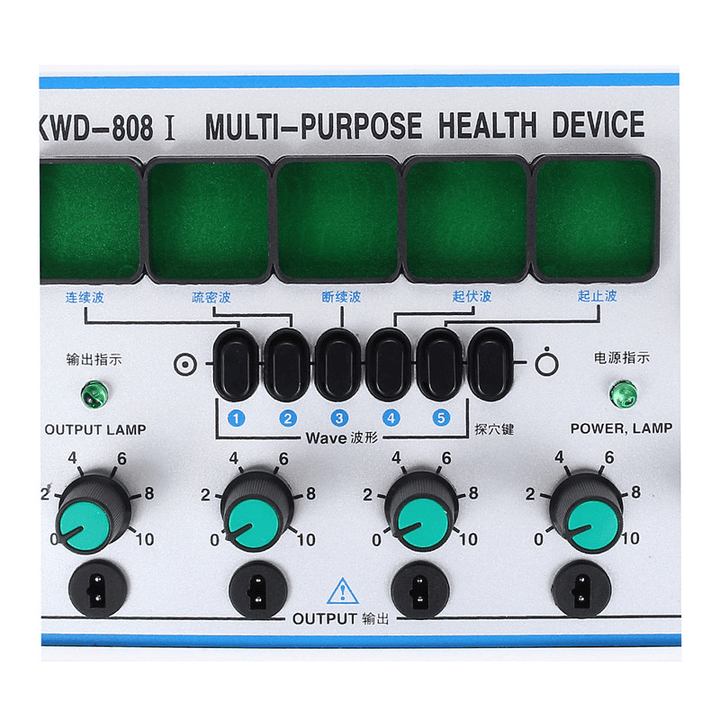 KWD808-I Electric Acupuncture Stimulator with 6 Channels Output Massager Care - Trendha