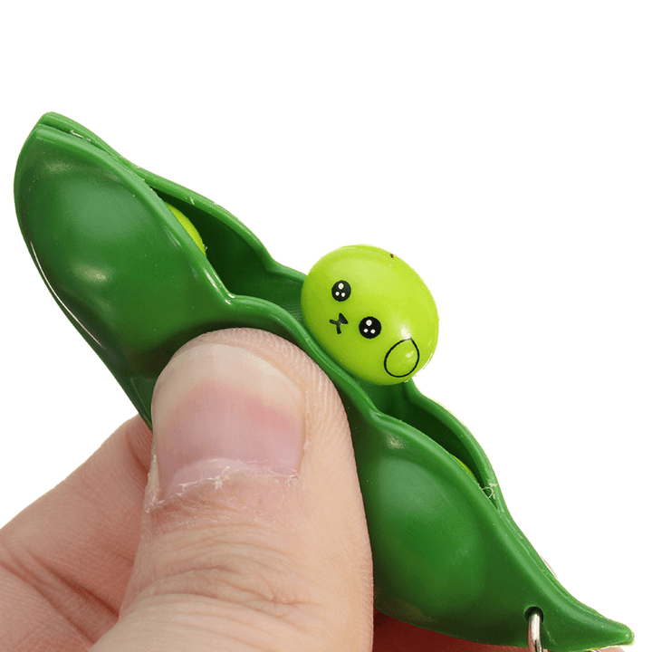 Extrusion Bean Toy Mini Squishy Soft Toys Pendants anti Stress Ball Squeeze Gadgets Phone Strap - Trendha