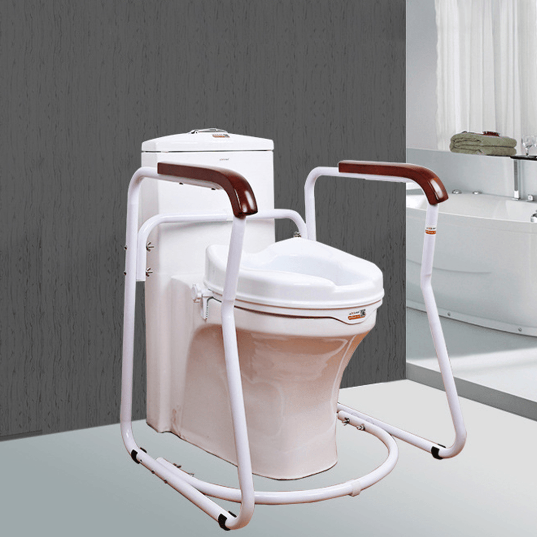 Toilet Safety Rail Elderly Sturdy Durable Strong Weight Bearing Capacity Toilet Handles Inverted Triangle Design Non-Slip Toilet Safety Frame - Trendha