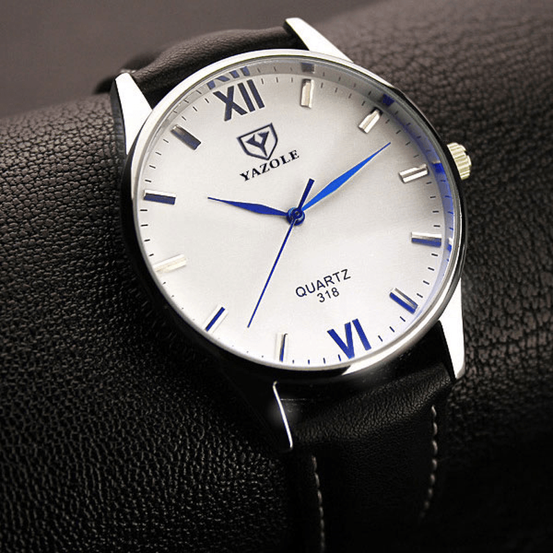 YAZOLE 318 Men Watch Luminous Display Casual Style Clock Quartz Watches - Trendha
