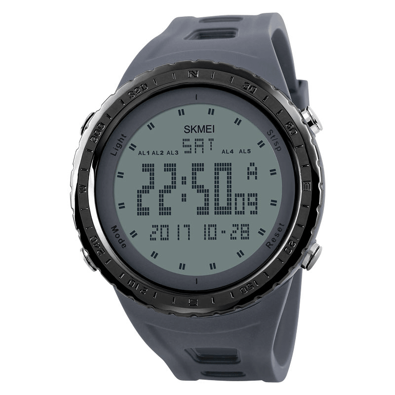 SKMEI 1246 Outdoor Alarm Chronograph Double Time Swimming Sport Men Digital Watch - Trendha