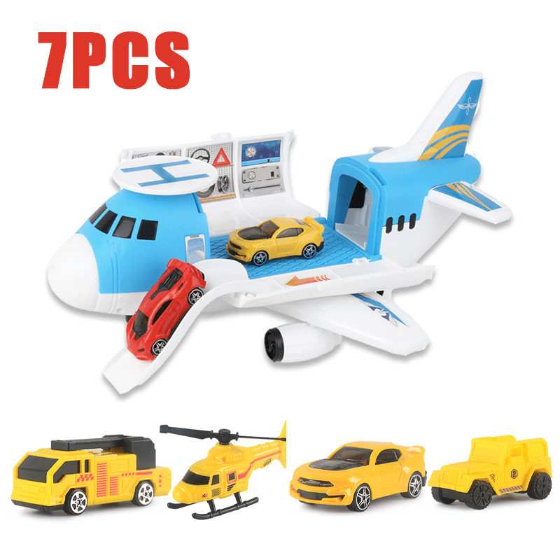 3/7 Pcs Simulation Track Inertia Aircraft Large Size Passenger Plane Kids Airliner Model Toy for Kids Birthdays Christmas Gift - Trendha