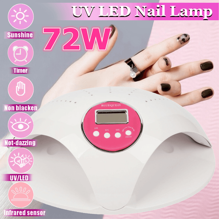 Timing Nail Polish Nail Dryer Machine Automatic Induction Led Nail Light - Trendha