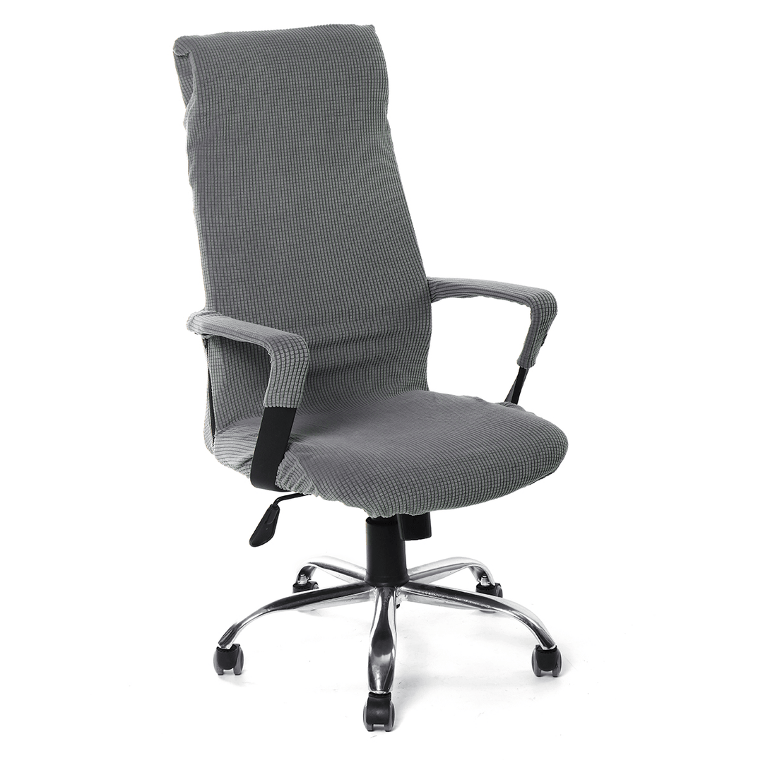 XL Size Swivel Computer Chair Cover Stretch with 2 Armrest Covers Armchair Slipcover Seat - Trendha