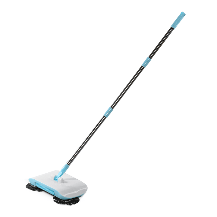 3 in 1 Mopping Machine Spin Hand Push Sweeper 360° Brush Sweeper Tool Adjustable Floor Cleaner - Trendha