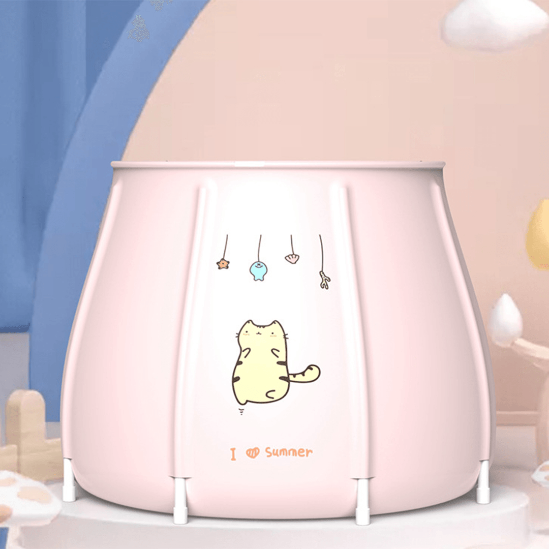 Zhizhenzhimei Folding Inflation-Free Adult Bath Bucket Portable Sweat Steam for Bathroom - Trendha