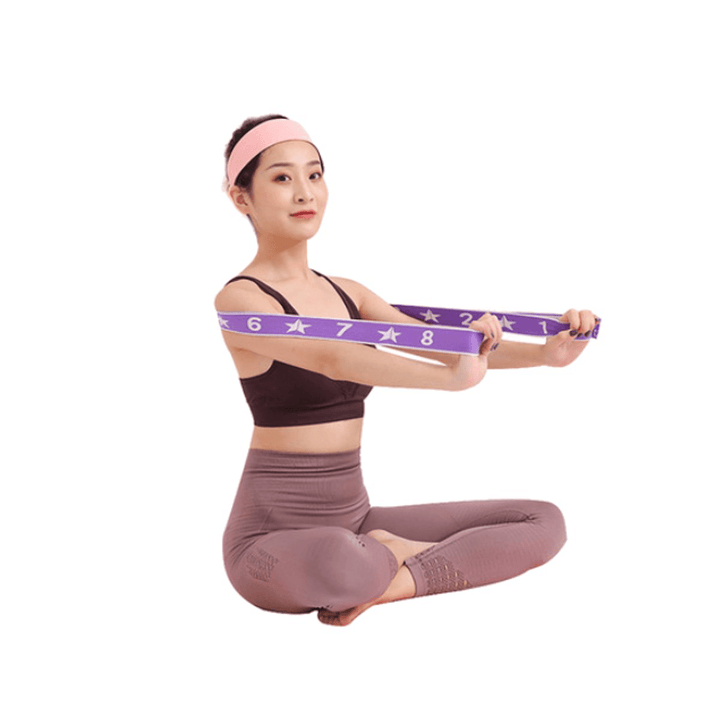 Resistance Band Yoga Exercise Fitness Heavy Duty Latex Stretching Loop Belt Home Gym - Trendha
