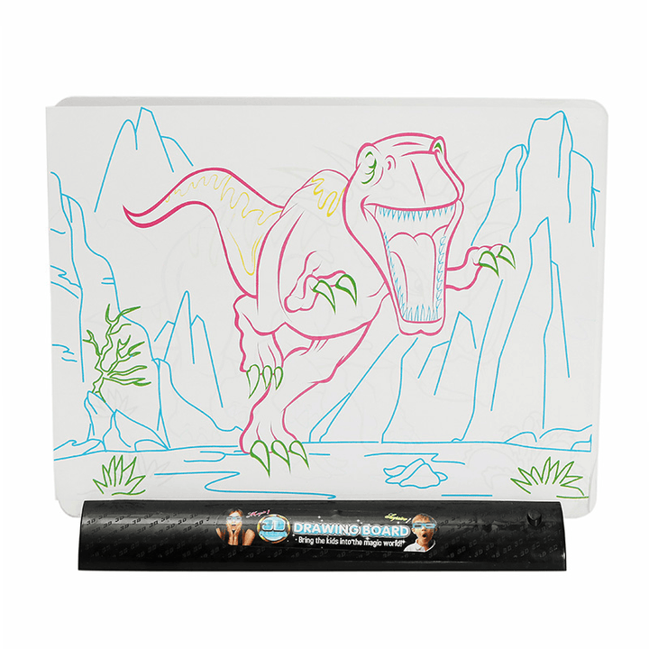 3D Magic Flashing Drawing Board Dinosaur Game for Kids Children Educational Christmas Gift Toys - Trendha