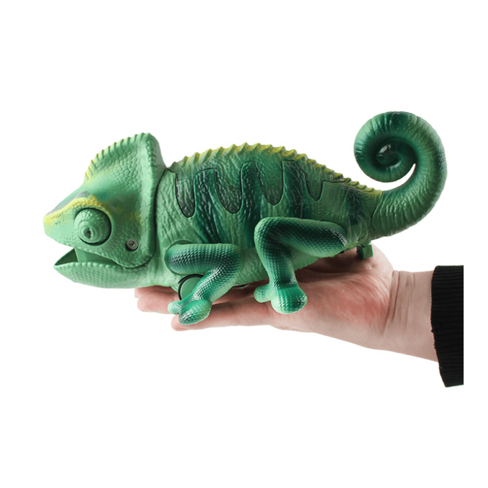 Electric Infrared Remote Control Lights Crawling Chameleon Children'S New Strange Bug-Catching Tricky Toys - Trendha