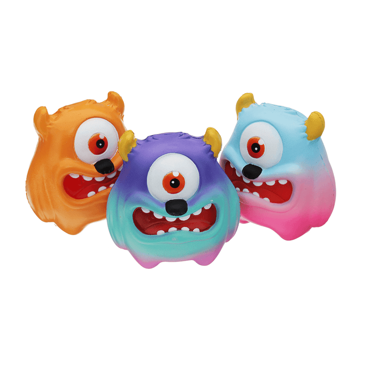 One-Eyed Monster Squishy 11*10.5*8CM Slow Rising Cartoon Gift Collection Soft Toy - Trendha