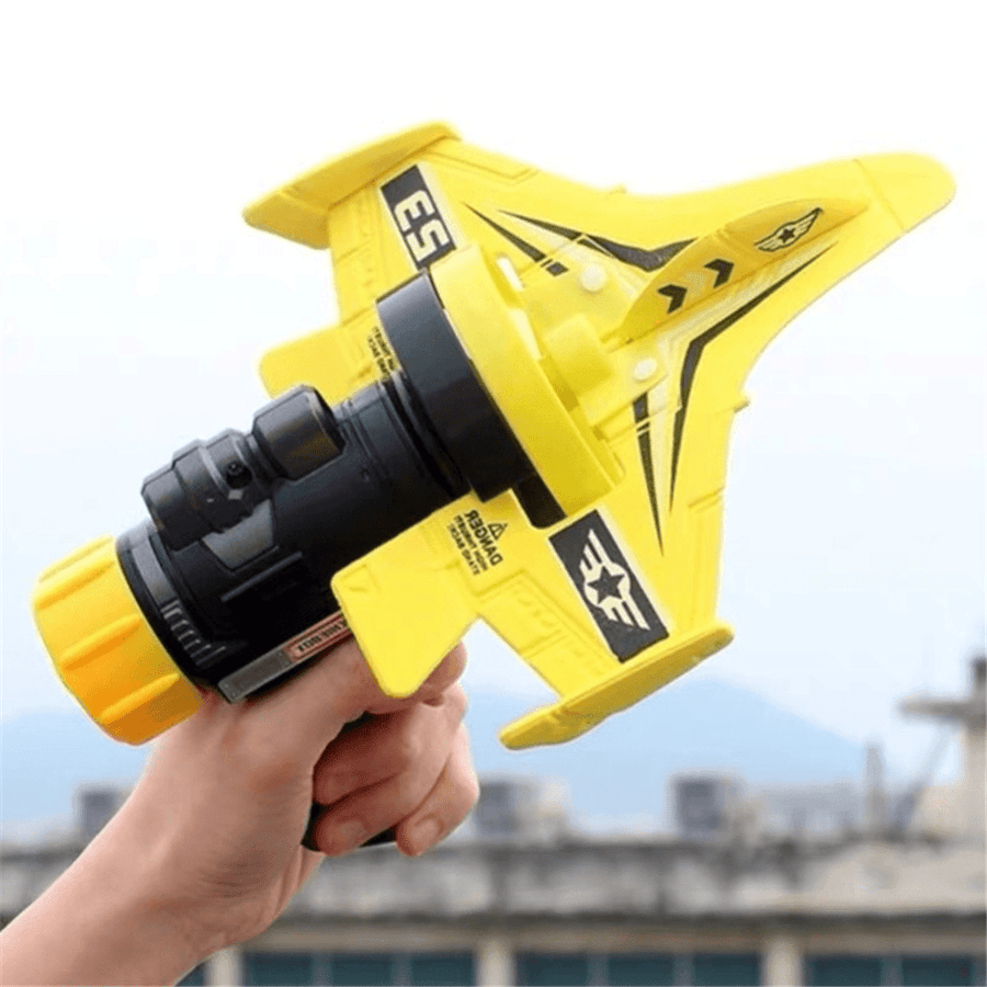 Hand Throwing Swivel Foam Aircraft Outdoor Launcher Gliding Flying Plane Model Children Toys Gifts - Trendha