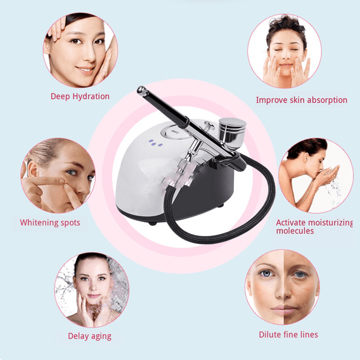 SPA Sprayer Nano Face Steamer Facial Skin Rejuvenation Water Oxygen Injection Nebulizer Beauty Salon Equipment Facial Care Tool - Trendha