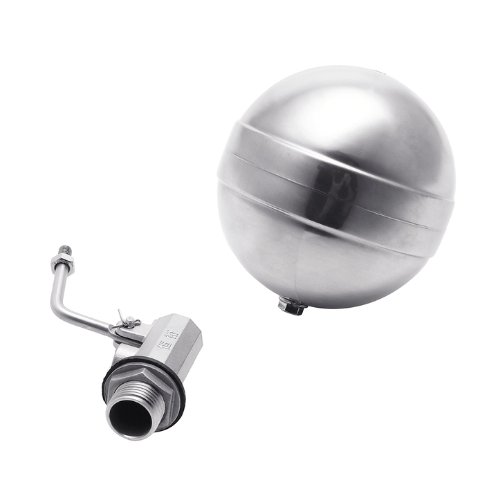 DN15 1/2" Stainless Steel Floating Ball Valve Adjustable Water Level 90 Degree - Trendha