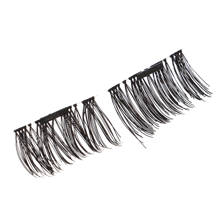 Magnetic Eyelashes Reusable Ultra Thin Black Thicker 3D Magnet False Lash Makeup - Trendha