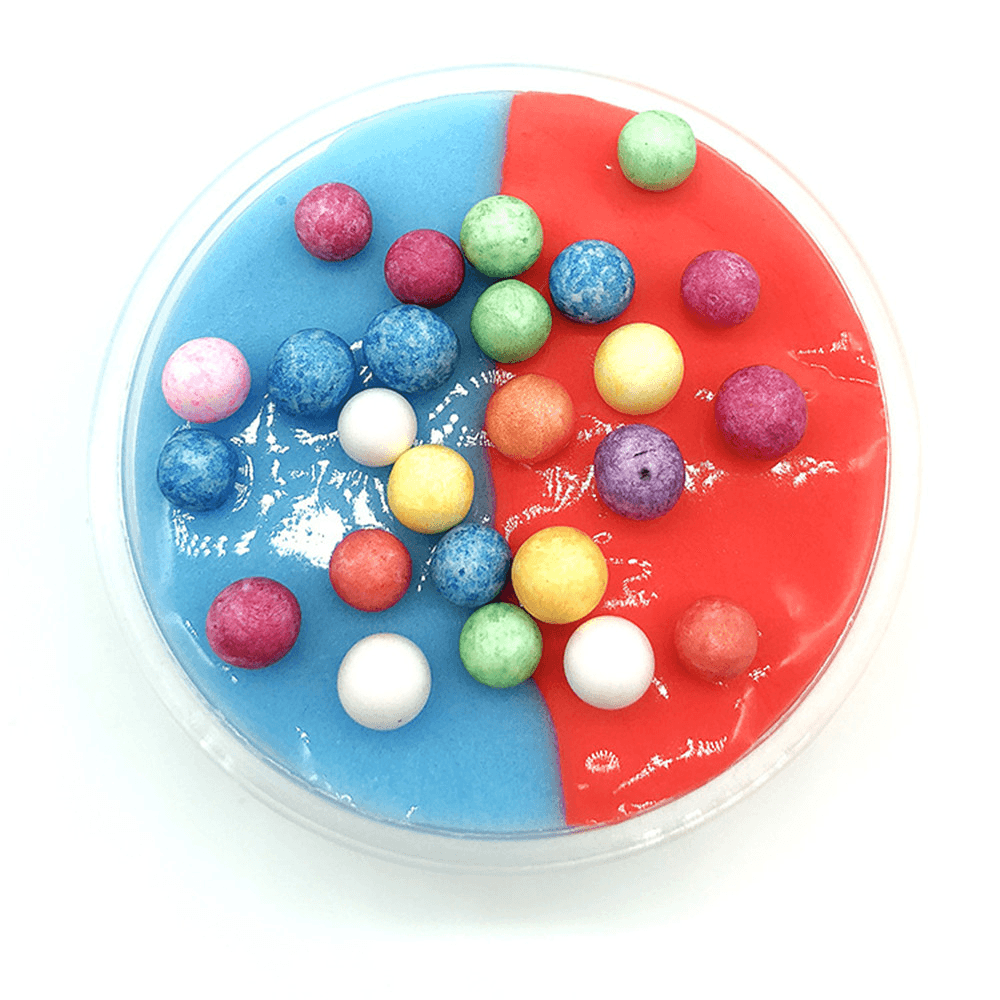 60ML Multicolor Cotton Plasticine Slime Mud DIY Gift Toy Stress Reliever - Trendha