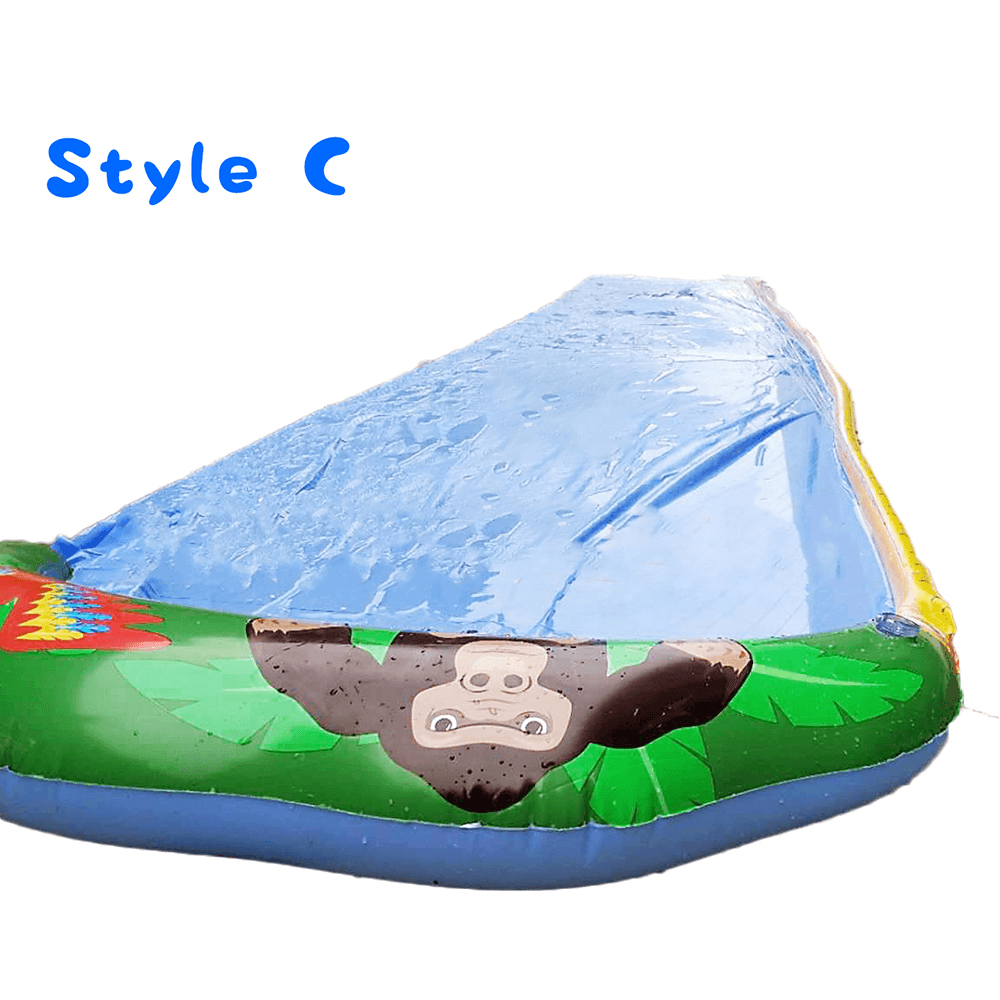 600*103Cm Giant Surf Lawn Summer Pool Water Play Slide Ladder for Children to Surf Outdoor Toys - Trendha