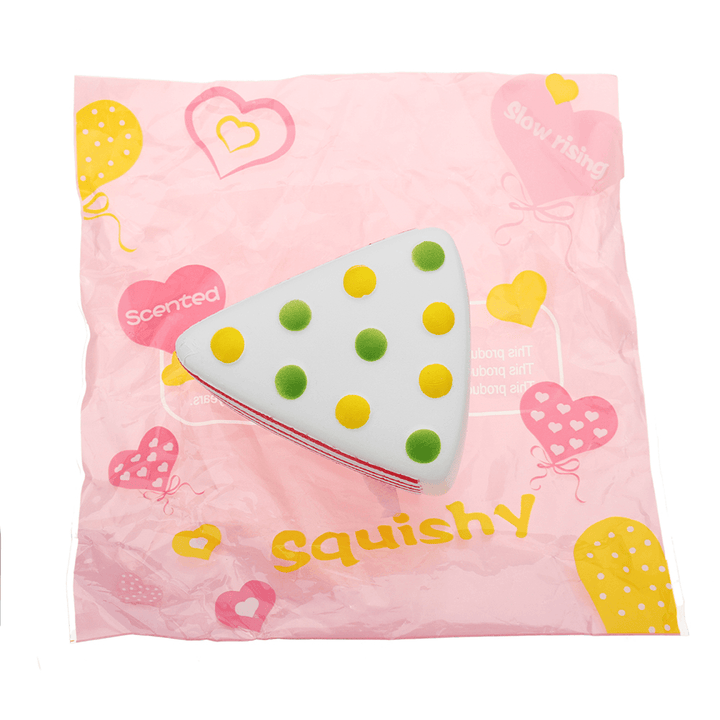Triangle Cake Squishy 9*6*7.6CM Slow Rising with Packaging Collection Gift Soft Toy - Trendha