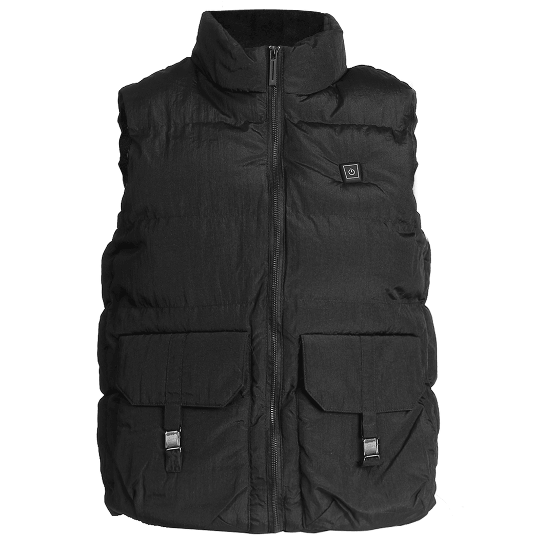 USB Electric Men'S Heated Coat Heating Vest Jacket Thermostatic Cloth Winter Warming - Trendha