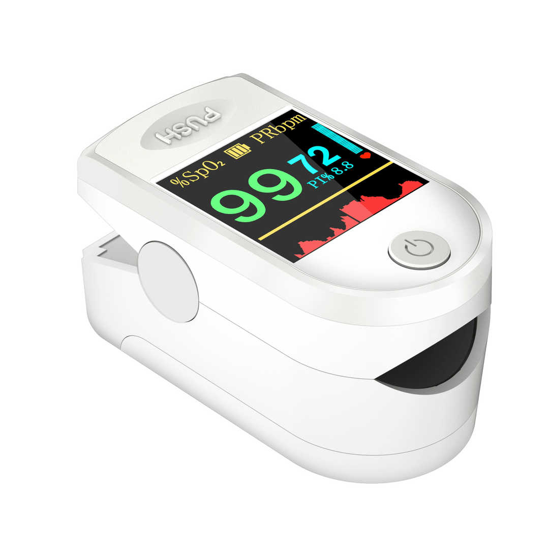 BOXYM P2000 Finger-Clamp HD OLED Pulse Oximeter Finger Blood Oxygen Saturometro Heart De Oximeter Portable Pulse Oximetro Monitor - Trendha