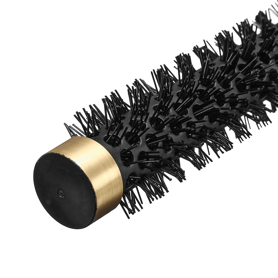 1 Piece round Curling Hair Comb Plastic Black Salon Barber Hairdressing Styling Tool - Trendha