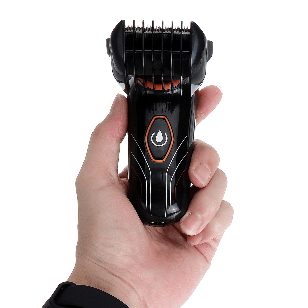 Electric Head Shaver Razor 5 Headed Rechargeable Waterproof Hair Clipper - Trendha