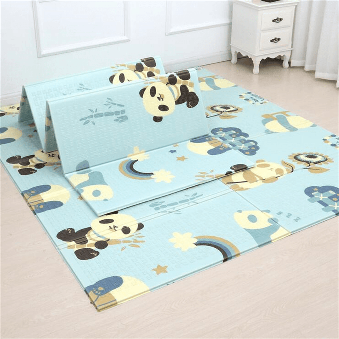 Double-Sided Folding Children'S Crawling Mat Thickened Climbing Mats Baby Game Mat Player for Kids Activity - Trendha