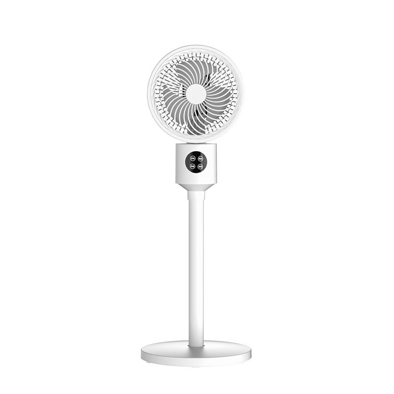 8 Inch Stand Fan Pedestal Fan Third Gear Wind Speed 7.5 Hours Timer Circulating Air Fan Low Noise Remote Control for Home Office Bedroom - Trendha