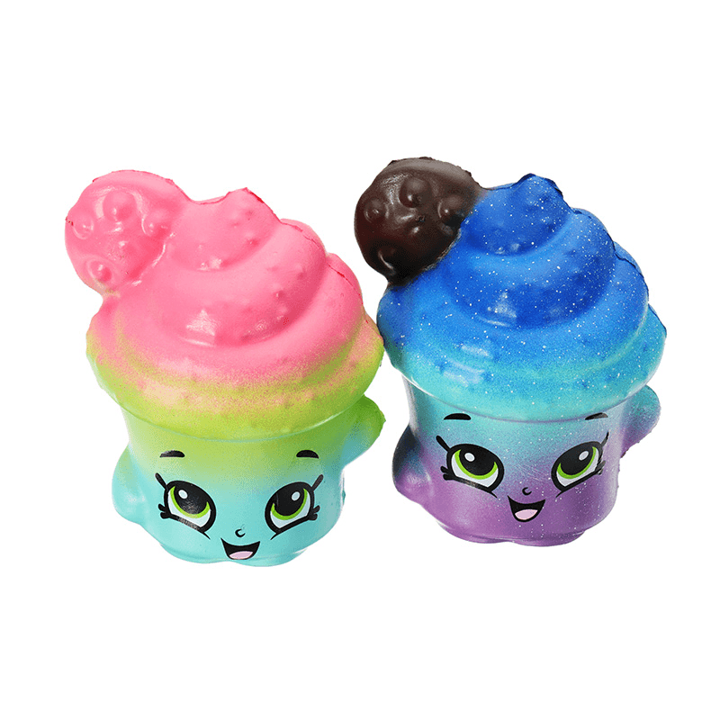2Pcs Cookie Cup Squishy 6.5*3.5Cm Slow Rising with Packaging Collection Gift Soft Toy - Trendha