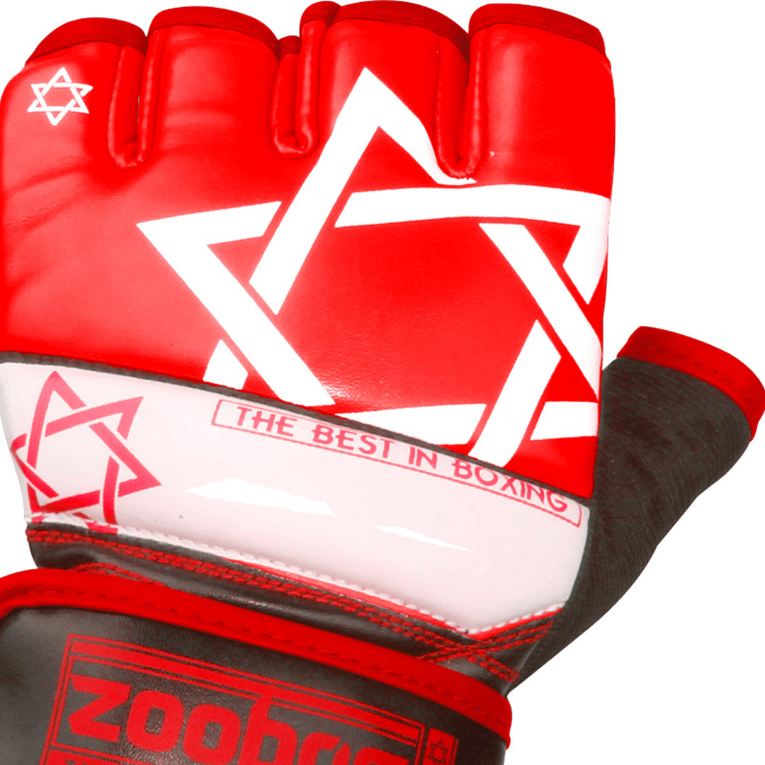 ZOOBOO Boxing Gloves Training Gloves Sparring Mitts Slimming & Exercising Boxing Gloves - Trendha