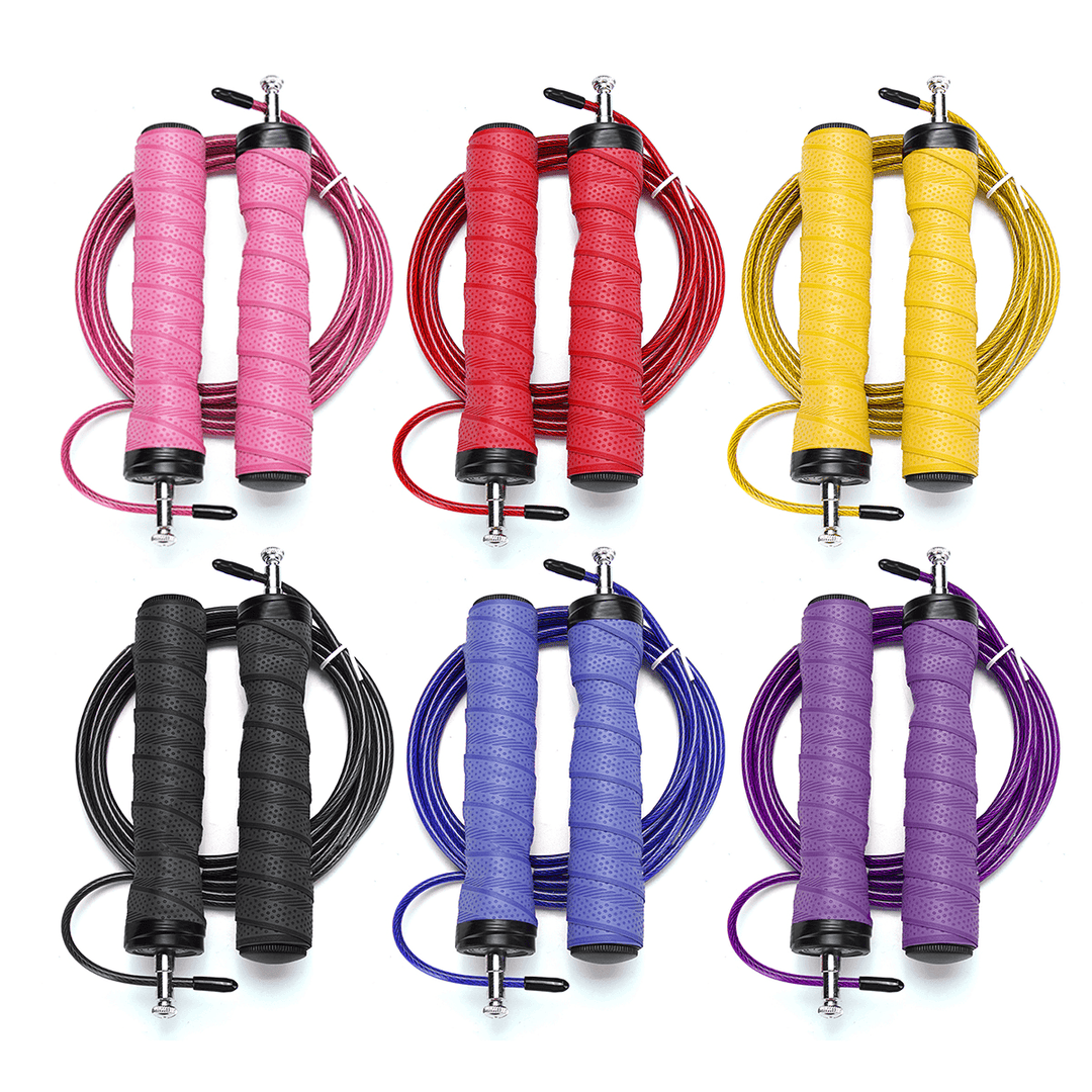 Adjustable Skipping Rope Fitness Speed Jump Ropes Gym Boxing Wrap Rope Jumping - Trendha