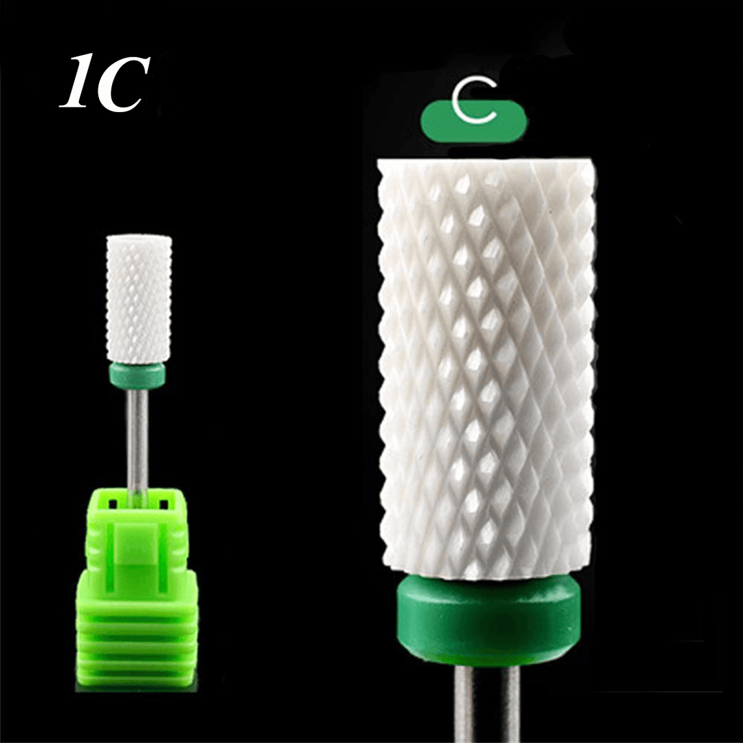 Ceramic Beauty Gel Removal Nail Drill Bits Manicure Tools Cuticle Cleaner - Trendha