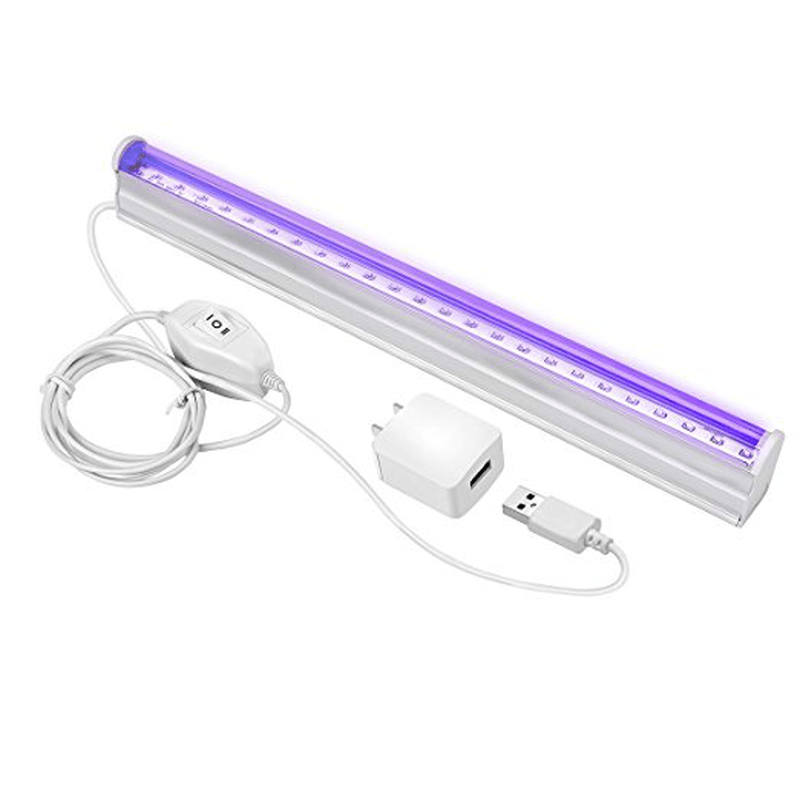 Aquarium LED Light UV LED Black Light Fixtures 6W Portable Blacklight Lamp - Trendha