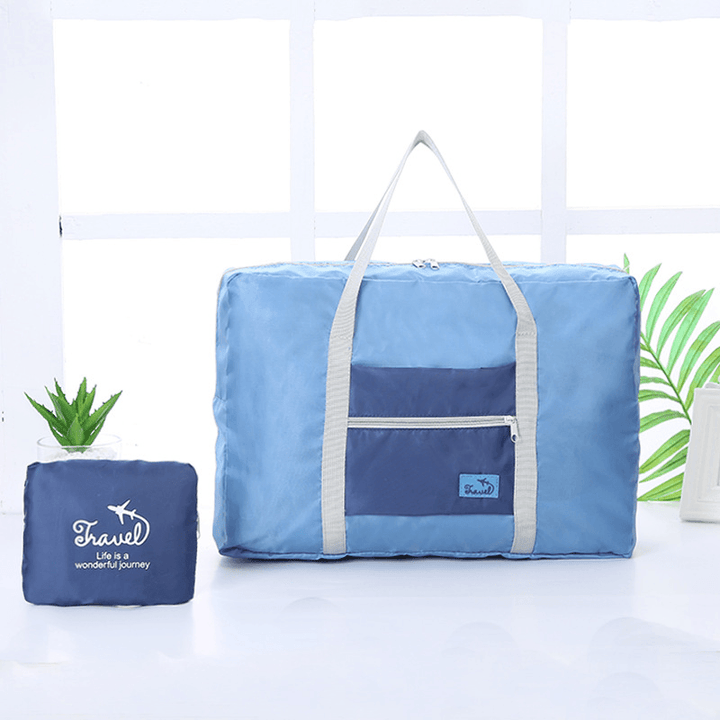 Korean Version of the Portable Clothing Luggage Bag Travel Storage Bag Waterproof Large-Capacity Aircraft Package Foldable Portable Storage Bag - Trendha