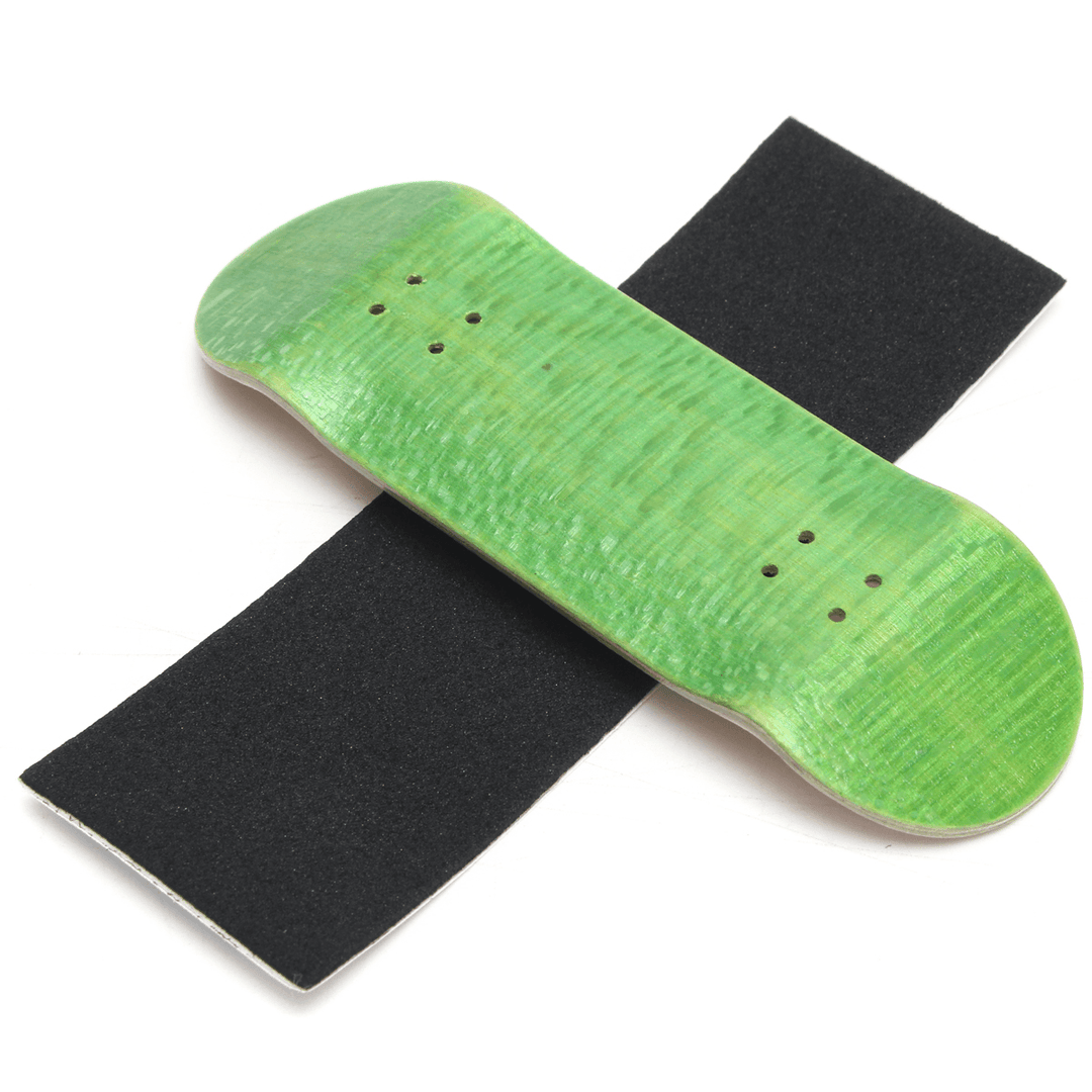 Wooden Multicolor Baseboard Mini Skateboard Set Indoor Toys - Trendha
