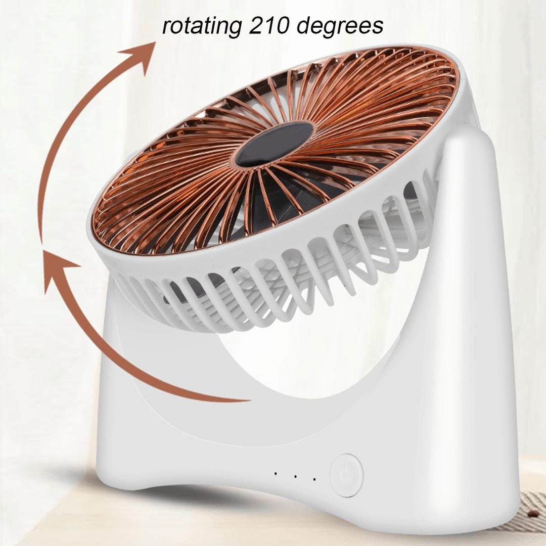 210 Rotation Air Circulation Fan Mute Desktop Fans Cooler Atmosphere Convection Ventilation Electric Fan for Home Office - Trendha