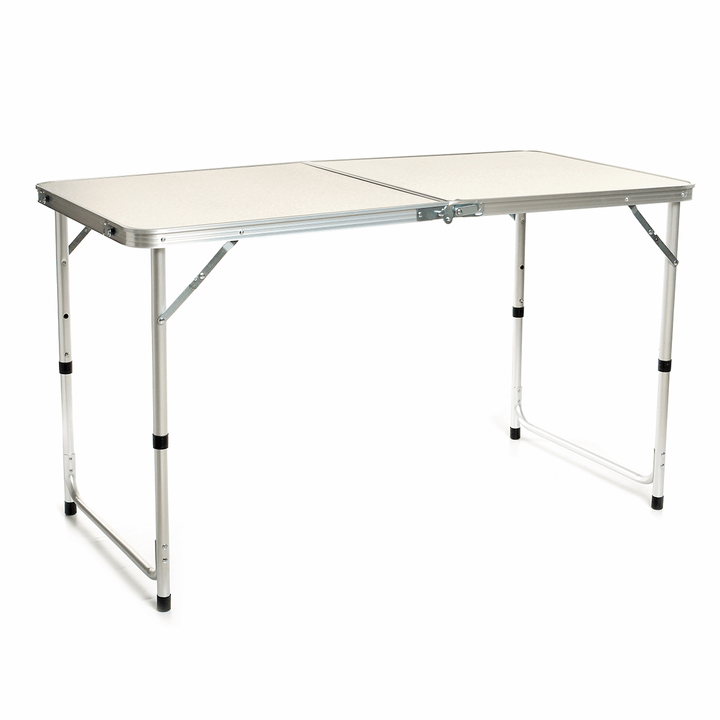 Portable Folding Table Laptop Desk Study Table Aluminum Camping Table with Carrying Handle and Adjustable Legs Table for Picnic Beach Outdoors - Trendha