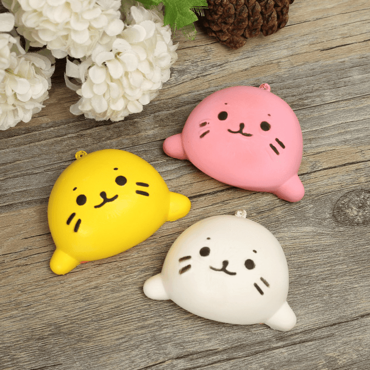 6Cm Squishy Simulation Otter Lutra Lutra Slow Rising Squishy Fun Toys Decoration - Trendha