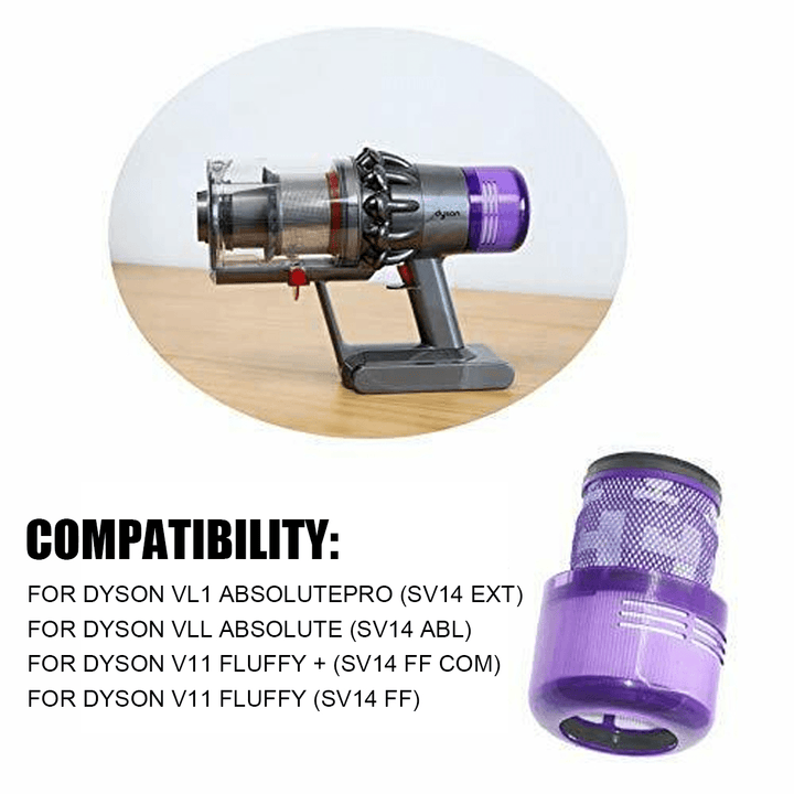 1Pcs Filter Replacements for Dyson V11 SV14 Vacuum Cleaner Parts Accessories [Non-Original] - Trendha