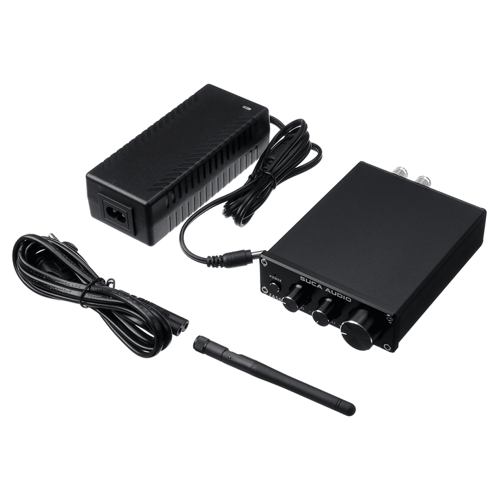 SUCA AUDIO EA502C Bluetooth 4.2 2 Channel Hifi Stereo Audio Amplifier Receiver for Home Desktop Speaker - Trendha