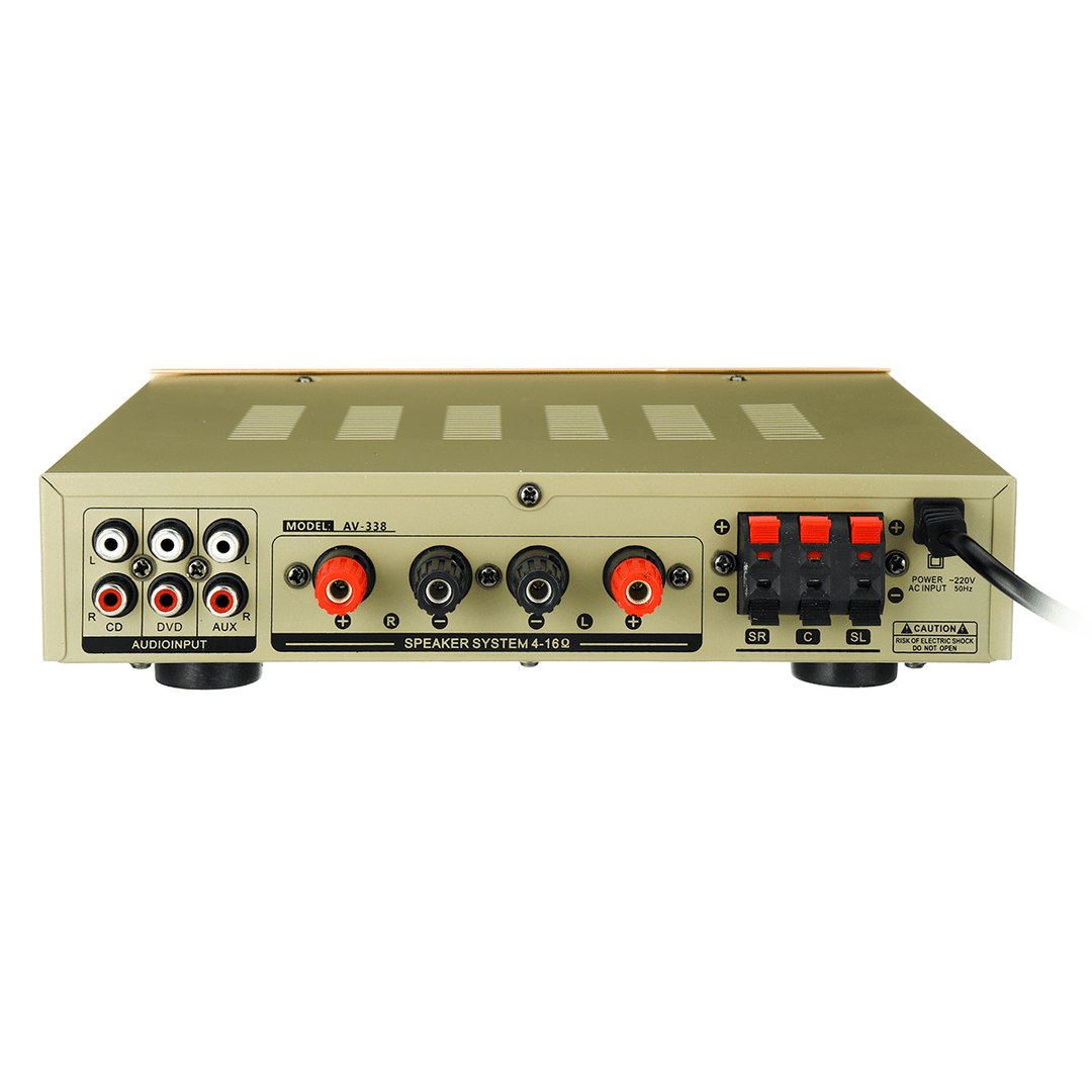Sunbuck AV-338BT 110V/220V 2000W 5 Channel Audio Power Amplifier - Trendha