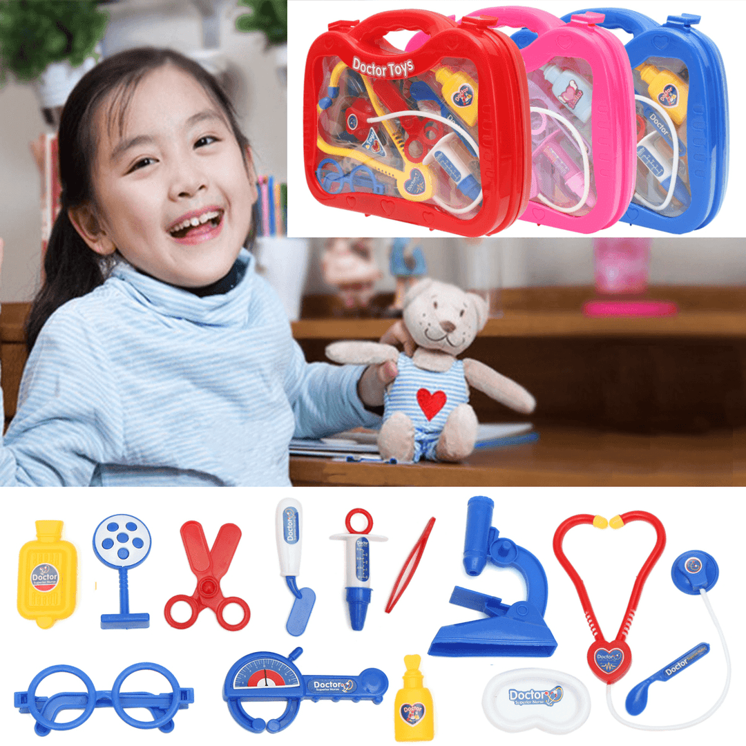 Kids Childrens Role Play Doctor Nurses Toy Game Set Kit Gift Toys - Trendha